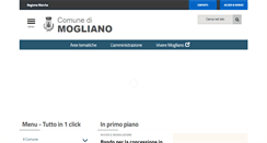 Desktop Screenshot of comune.mogliano.mc.it